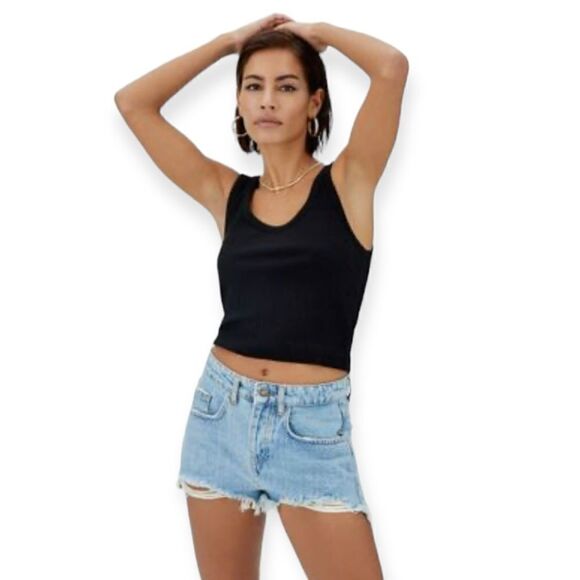 STRADIVARIUS | Blue | LOW RISE SHORT - Picture 7 of 13